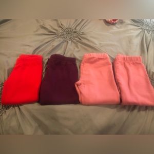4 pairs of thick leggings, size 4T